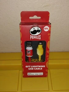 PRINGLES 6FT USB CABLE PRINGLES PHONE CHARGER USB CABLE NEW - Picture 1 of 4