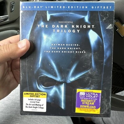 Batman The Dark Knight Trilogy (Blu-ray, 2012) Limited Edition Gift Set SEALED - Image 1 of 4