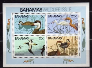 BAHAMAS #495a MNH BAHAMAS DUCK, EGRETS, BROWN BOOBIES & WEST INDIAN TREE DUCK - Picture 1 of 1