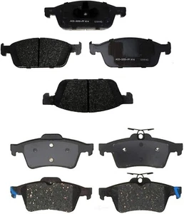 Front and Rear Ceramic Brake Pad Sets Kit For Ford Transit Connect 14-19 - Foto 1 di 3