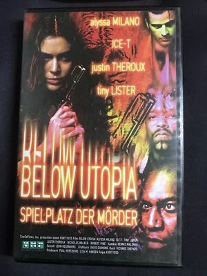 Below Utopia - Spielplatz der Mörder - FSK 18 - VHS Kassette Zustand Gut @807 - Bild 1 von 3
