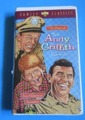 THE BEST OF THE ANDY GRIFFITH SHOW ~ VHS~4 HILARIOUS EPISODES ~CLAMSHELL~1+SHIP  - Image 1 of 3