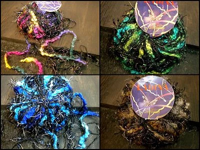 Lurex, Noppen, Fransen, Effektgarn, Wollservice, Gedifra, Vintage- Retro - Bild 1 von 2