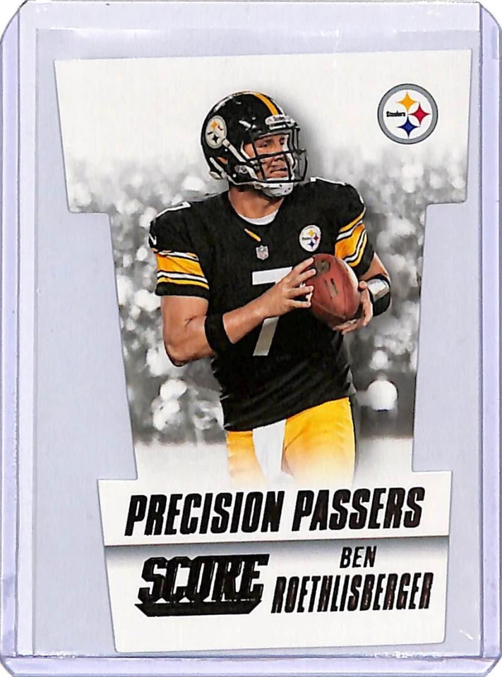 2015 Panini Score Precision Passers #9 Ben Roethlisberger Pittsburgh Steelers - Image 1 of 2