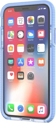 tech21 Evo Mesh Phone Case for Apple iPhone X and Xs - Lilac Blue - Image 1 of 4