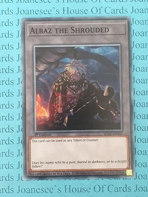 Albaz the Shrouded SDAZ-EN047 Counter/Token Yu-Gi-Oh Card 1st Edition New - Image 1 of 3