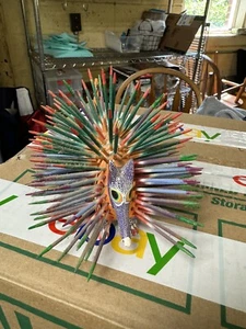 Oaxacan Holzschnitzerei Stachelschwein - Bild 1 von 2