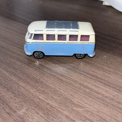 USED 1962 Volkswagen Samba Bus TYP2 (T1) - Okay Condition - Blue - RealToy #169 - Image 1 of 4