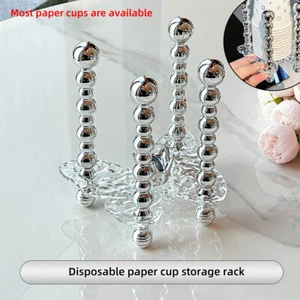 Cup Storage Shelf Paper Cup Holder Organizer Kitchen Cup Holder Storage Solution - Picture 1 of 10