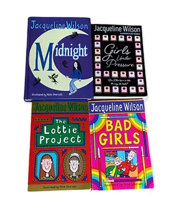 Jacqueline Wilson 4 Book Bundle The Lottie Project Paperback Midnight Hardback - Bild 1 von 6