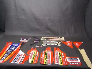 HONDA CRF450 2005-2008 PARAFANGO/FORCELLA/BRACCIO OSCILLANTE GRAFICA CR6254 - Foto 1 di 3