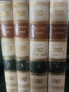🔴 Libri TRATTATO DEL DOMINIO DI PROPRIETA' Proudhon italiano antichi 1844 - Bild 1 von 14