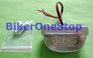 RLTNUM07 - LED REAR NUMBER PLATE LIGHT Aluminium EMarked Polished NEW - Picture 1 of 1