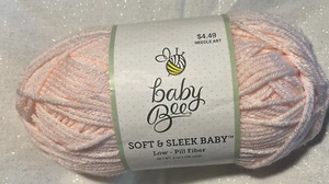 Baby Bee Soft & Sleek Baby Low-Pill Fiber Yarn PINK-A-BOO NEW - Picture 1 of 3