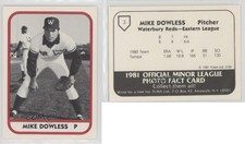 1981 TCMA Minor League Mike Dowless #129