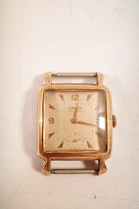 Vintage Gold Gruen Veri-Thin Precision Wristwatch #126639 Non-runner - Picture 1 of 3