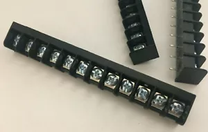 12-fach 20A 300V Absperrklemme Steckverbinder 3/8" 9,53mm Leiterplatte mehrere Stück - Bild 1 von 3