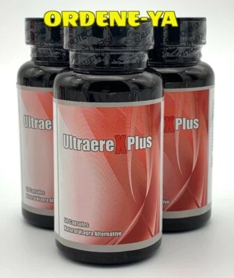 3 ULTRAEREX PLUS Prostata supplement Natural Prostatin PROSTATE Potente Control - Image 1 of 2