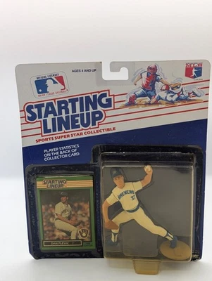 Kenner 1989 alineación inicial Dan Plesac Brewers sellado Foto 1 de 2