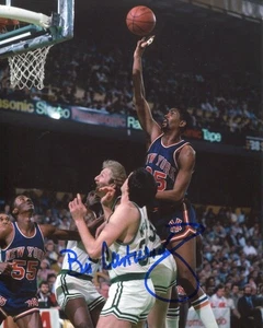 BILL CARTWRIGHT New York Knick NBA Champs Signed 8x10 Photo in action v Celtics - Picture 1 of 3