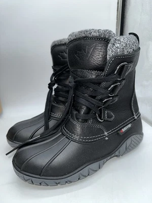 Botas femininas de punho Yellowknife Return Baffin (pretas) - Tamanho 9 - Imagem 1 de 4