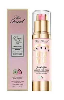 Too Faced Dew You Fresh Glow Luminous Face Primer in Radiant Pearl 1.3oz BNIB - Image 1 of 2