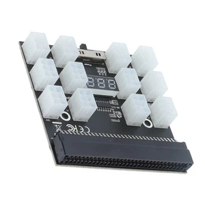 Board Power Supply Adapter Module 12 Ports 6 Pin Digital Display For - Afbeelding 1 van 22