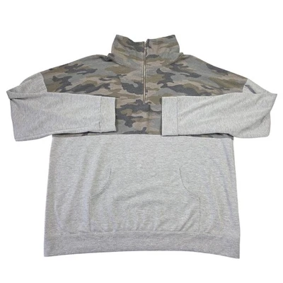 7th Ray Mujer 3XL Camuflado Cuarto Cremallera Pullover Sudadera Simulación Vaquera Occidental Foto 1 de 4