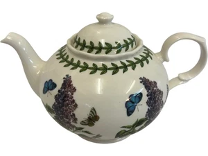 Portmeirion Botanic Garden Floral Teapot with Lid Ceramic Collectible - Picture 1 of 9