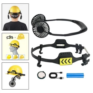 Personal Hard Hat Cooling Fan Adjustable with Night Light for Indoor/Outdoor - Picture 1 of 7