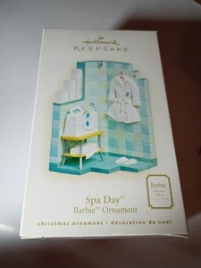 🌟Adorno Hallmark Keepsake Barbie "Día del Spa", Colección Modelo Moda 2007 - Imagen 1 de 7
