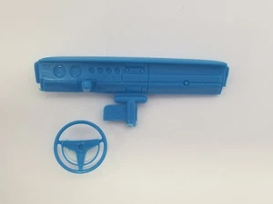 1970 Plymouth Superbird DASH & STEERING WHEEL from Monogram 1:24 Model Kit 70 - Picture 1 of 10