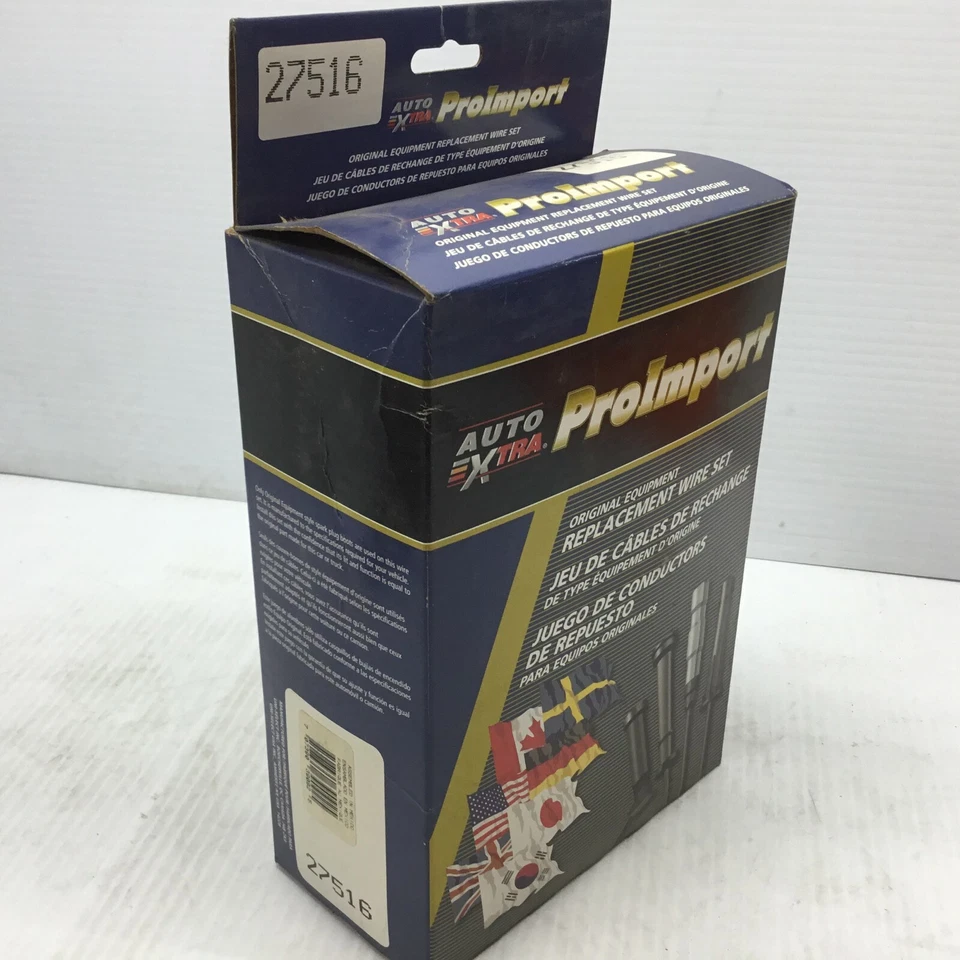 AUTO EXTRA PRO IMPORT SPARK PLUG WIRE SET 27516 - Image 1 of 1