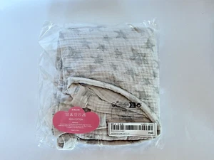 NEW SHIEN Breastfeeding Privacy Nursing Cover 100% Cotton Gray With Stars Design - Picture 1 of 3