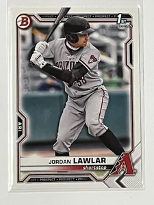 2021 Bowman Draft 1st Jordan Lawler Paper 1st Prospect BD-194 Diamondbacks - Picture 1 of 2