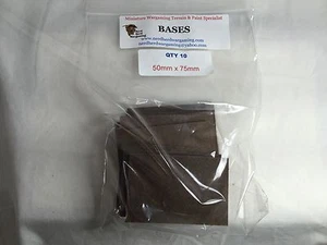 50mm x 75mm bases for Wargaming (10) - Picture 1 of 2
