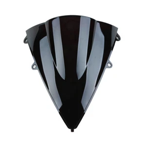 For Honda CBR1000RR 2012 - 2016 Black ABS Double Bubble Windscreen Windshield - Picture 1 of 2
