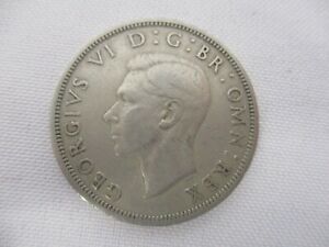1948 GEORGIVS VI HALF CROWN SILVER COIN