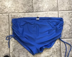 VM Damen 20W Blau Schwimmen Bikinihose Badeanzug mit Bändern auf jeder Seite - Bild 1 von 8