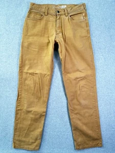 Carhartt Chino Pants Brown Men's 33X34 Distressed Relaxed Fit Straight Leg - Picture 1 of 15