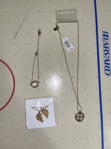 Collana Michael Kors Heritage Monogram logo cristallo tono oro e gioiello elegante