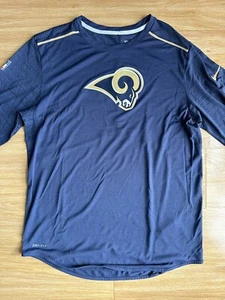 USED Nike NFL Los Angeles Rams ONFIELD Dri-Fit Long Sleeve Shirt (Sz M) - Bild 1 von 12