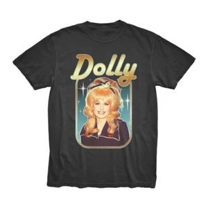 Dolly Parton Graphic Black Country Gal High Quality Tshirt SM-XL - Picture 1 of 2
