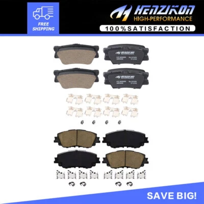 Kit de pastillas de freno delanteras traseras de cerámica para Toyota Camry KTC-100599 Henzikon venta caliente Foto 1 de 4