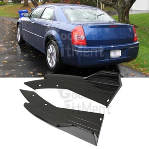For 15-21 Chrysler 300 300C Rear Bumper Lip Diffuser Splitter Canards Protector - Picture 1 of 12