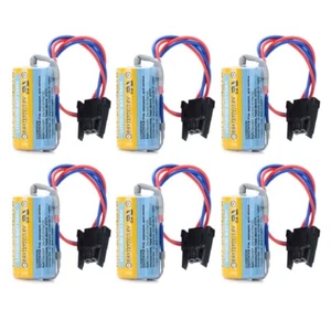 6X MR-BAT ER17330V/3.6V Mitsubishi A6BAT PLC Battery for FANUC CNC System Power - Picture 1 of 5