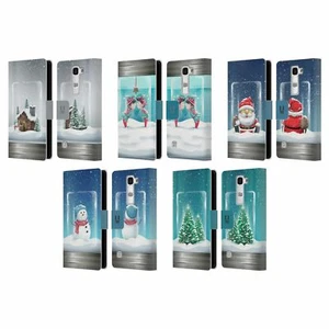 HEAD CASE DESIGNS CHRISTMAS IN JARS LEATHER BOOK CASE FOR LG PHONES 2 - Picture 1 of 11