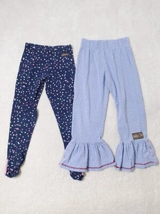 Girls Set Of 2 Matilda Jane Leggings Size 8 - Picture 1 of 14