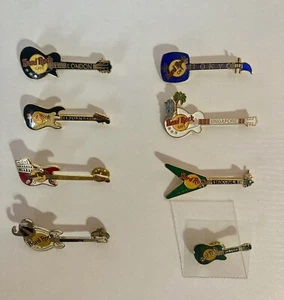 Vintage Hard Rock Cafe Lot 8 Pin Country Assortment - Picture 1 of 3