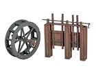 Water Wheel and Sluice Gate - OO/HO Building – Wills SS84 -